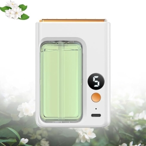 Jasmine Smart Wall Diffuser – Automatic Essential Oil Humidifier with Digital Timer (Color : Jasmine)