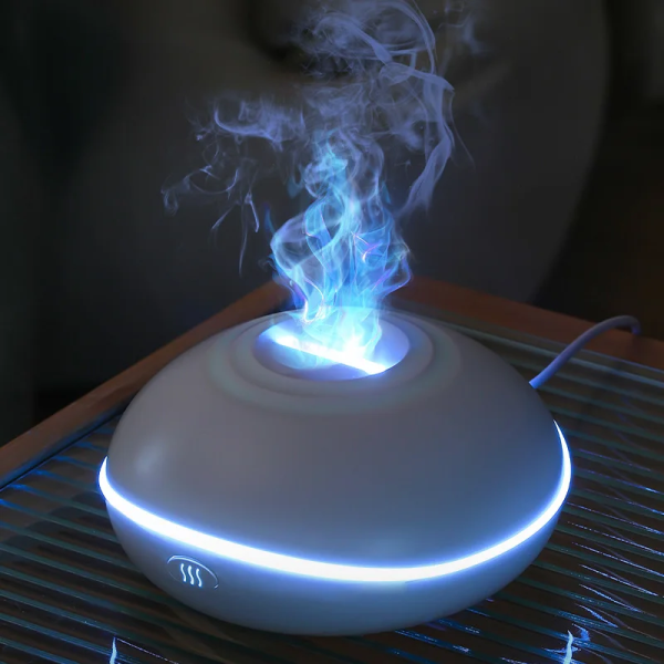 Flame Effect Essential Oil Diffuser – USB Mini Aromatherapy Humidifier for Car & Home - Image 3