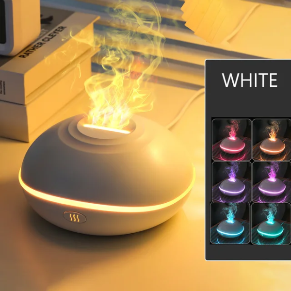 Flame Effect Essential Oil Diffuser – USB Mini Aromatherapy Humidifier for Car & Home - Image 7
