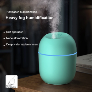 Mini USB Essential Oil Diffuser – Portable Ultrasonic Humidifier with Color Light & Auto Shut-Off
