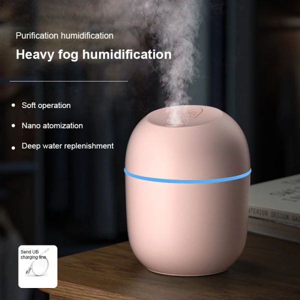 Mini USB Essential Oil Diffuser – Portable Ultrasonic Humidifier with Color Light & Auto Shut-Off - Image 5